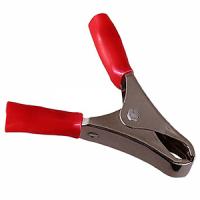 купить Зажим-крокодил 10А красный пвх  в Иванове Зажим-крокодил 10А красный пвх