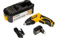 Отвертка 3,6В 1,3Ач 200об/мин DENZEL CSL-3,6-01 набор аксессуаров