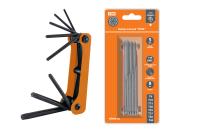 купить Набор ключей шестигранных 8 предметовТ9-Т40 TORX TDM раскладной в Иванове Набор ключей шестигранных 8 предметовТ9-Т40 TORX TDM раскладной