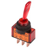 Тумблер ASW-13D ON-OFF 20А 12В индикатор красный 