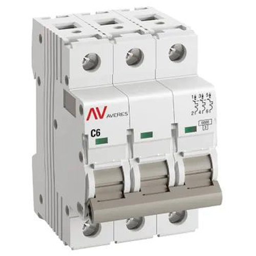 купить Автомат 3Р 6А C 6кА AV-6 EKF Averes  в Иванове Автомат 3Р 6А C 6кА AV-6 EKF Averes