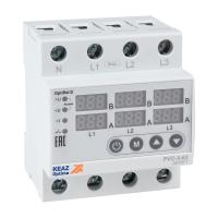 купить Реле напряжения и тока 3ф 63А 4мод PVC-3-63 КЭАЗ OptiRel D в Иванове Реле напряжения и тока 3ф 63А 4мод PVC-3-63 КЭАЗ OptiRel D