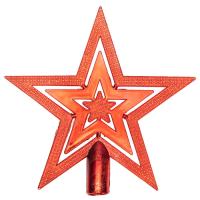 купить Верхушка на елку Звезда 20см, цвет красный NEON-NIGHT в Иванове Верхушка на елку Звезда 20см, цвет красный NEON-NIGHT