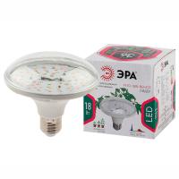Фито лампа свд 220В Е27 18Вт стандарт прозрачная красно-синий ЭРА для рассады