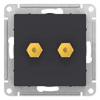 купить Атлас карбон розетка AUX скрытая 2-ая   в Иванове Атлас карбон розетка AUX скрытая 2-ая