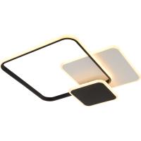 купить Светильник потолочный (люстра) свд 110Вт 3000К-6000К 8250лм белый/черный пульт диммер  в Иванове Светильник потолочный (люстра) свд 110Вт 3000К-6000К 8250лм белый/черный пульт диммер