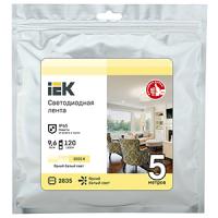 купить Лента свд 12В 9,6Вт/м 120свд/м 3000К 2835 IP65 IEK 5м в Иванове Лента свд 12В 9,6Вт/м 120свд/м 3000К 2835 IP65 IEK 5м