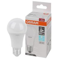 Лампа светодиодная 220В Е27 12Вт 4000К 860лм стандарт A60 матовая Osram LED Base