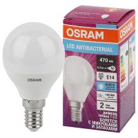 купить Лампа шар свд Е14 4,9Вт 6500К 470лм P45 матовый Osram в Иванове Лампа шар свд Е14 4,9Вт 6500К 470лм P45 матовый Osram