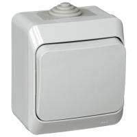 купить Этюд выключатель открытая серый 1кл 10А IP44  в Иванове Этюд выключатель открытая серый 1кл 10А IP44