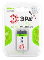 купить Аккумулятор Крона 175mAh 9В BL1 ЭРА  в Иванове Аккумулятор Крона 175mAh 9В BL1 ЭРА