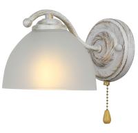 Светильник настенный (бра) 1*40Вт E27 белый/патина Rivoli