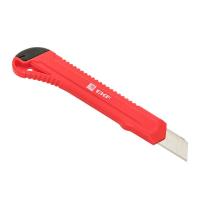 купить Нож технический с выдвижным лезвием 18мм пластик EKF Master в Иванове Нож технический с выдвижным лезвием 18мм пластик EKF Master