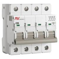 купить Автомат 4Р 25А C 6кА AV-6 EKF Averes  в Иванове Автомат 4Р 25А C 6кА AV-6 EKF Averes
