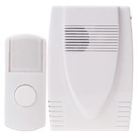 Звонок беспроводной открытая белый IP44 C71 ЭРА 25 мелодий