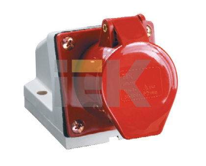 купить Розетка силовая стационарная 32А 3Р+РЕ+N IP44 ССИ-125 IEK  в Иванове Розетка силовая стационарная 32А 3Р+РЕ+N IP44 ССИ-125 IEK