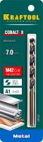 купить Cверло по металлу 7,0мм кобальт Kraftool в Иванове Cверло по металлу 7,0мм кобальт Kraftool