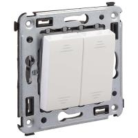 купить Аванти белое облако переключатель 2кл скрытая 10А IP20  в Иванове Аванти белое облако переключатель 2кл скрытая 10А IP20