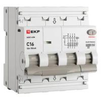 Дифавтомат 4Р 16А C тип A 30мА 6кА 4мод АВДТ-63N EKF PROxima