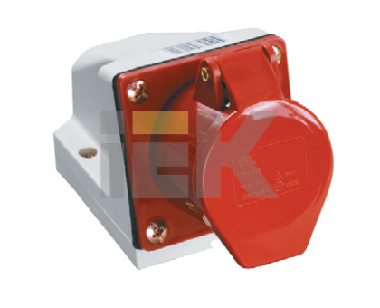 купить Розетка силовая стационарная 16А 3P+PE IP44 ССИ-114 IEK  в Иванове Розетка силовая стационарная 16А 3P+PE IP44 ССИ-114 IEK