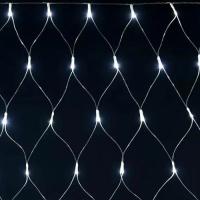 купить Гирлянда сеть 1,5*1,5м белый 160свд с контроллером IP44 прозрачный провод 8реж в Иванове Гирлянда сеть 1,5*1,5м белый 160свд с контроллером IP44 прозрачный провод 8реж