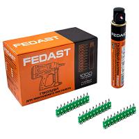 купить Гвозди 3*25мм усиленные с газовым баллоном FEDAST 1000шт в Иванове Гвозди 3*25мм усиленные с газовым баллоном FEDAST 1000шт
