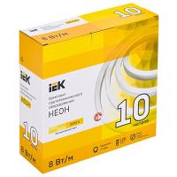 купить Неон 220В 8Вт/м 120свд/м 3000К 2835 IP65 IEK комплект 10 м в Иванове Неон 220В 8Вт/м 120свд/м 3000К 2835 IP65 IEK комплект 10 м