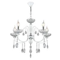 купить Светильник потолочный (люстра) 5*60Вт E14 белый  в Иванове Светильник потолочный (люстра) 5*60Вт E14 белый