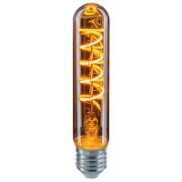 Лампа свд 220В Е27 4Вт 2700К 260лм цилиндр T30 золотистая филамент Navigator винтаж