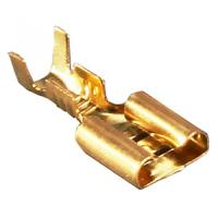 Разъем плоский 0,75-2,5мм2 6,3*0,8мм мама РП-М КВТ 7шт