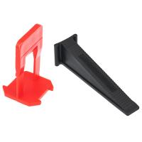 купить Набор для выравнивания плитки шов 1мм Rexant клипсы и клинья 40шт в Иванове Набор для выравнивания плитки шов 1мм Rexant клипсы и клинья 40шт