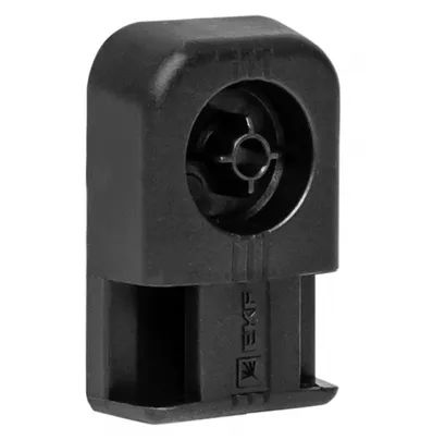 Площадка монтажная с отверстием 34*23мм 11мм черный EKF д/прям монтажа 100шт