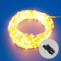 купить Гирлянда нить 50м теплый белый 500свд IP44 прозрачный провод "Роса" с д/у в Иванове Гирлянда нить 50м теплый белый 500свд IP44 прозрачный провод "Роса" с д/у