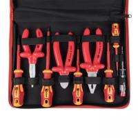 купить Набор диэлектрического инструмента 9пр НИИ-19 EKF Master в Иванове Набор диэлектрического инструмента 9пр НИИ-19 EKF Master