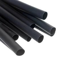 Трубка ТУТ 4/1, 6/1,5, 8/2мм черный 0,1м с клеем 10шт набор