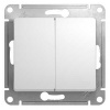 купить Глосса белый выключатель 2кл скрытая 10А IP20  в Иванове Глосса белый выключатель 2кл скрытая 10А IP20