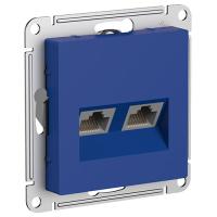 купить Атлас аквамарин розетка RJ45 скрытая 2-ая  в Иванове Атлас аквамарин розетка RJ45 скрытая 2-ая