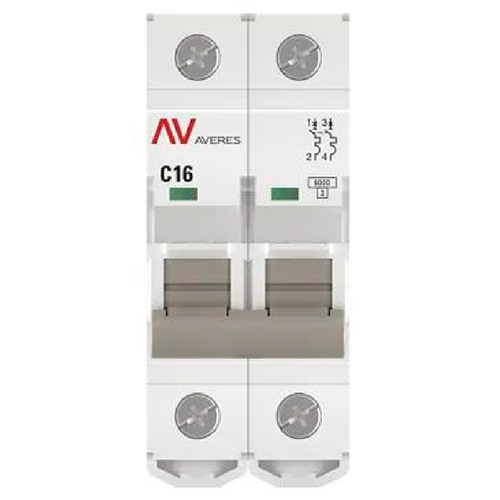 купить Автомат 2Р 16А C 6кА AV-6 EKF Averes  в Иванове Автомат 2Р 16А C 6кА AV-6 EKF Averes
