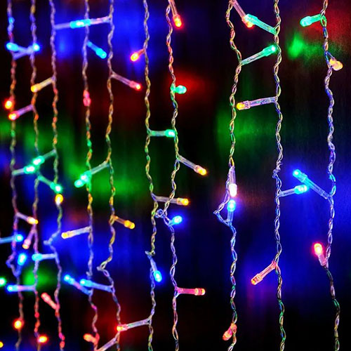 купить Гирлянда занавес 2*1м мульти 138свд с контроллером IP20 прозрачный провод 8 режимов в Иванове Гирлянда занавес 2*1м мульти 138свд с контроллером IP20 прозрачный провод 8 режимов