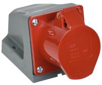 купить Розетка силовая стационарная 16А 3P+PE IP44 ССИ-114 IEK  в Иванове Розетка силовая стационарная 16А 3P+PE IP44 ССИ-114 IEK