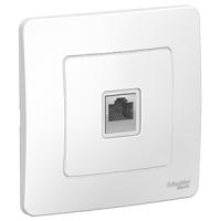 купить Бланка белый розетка RJ45 скрытая 1-ая   в Иванове Бланка белый розетка RJ45 скрытая 1-ая