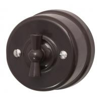 купить Бирони коричневый выключатель 1кл открытая 10А IP20   в Иванове Бирони коричневый выключатель 1кл открытая 10А IP20