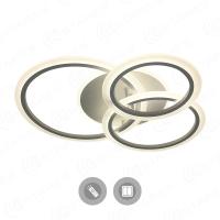 Светильник потолочный (люстра) свд 90Вт 3000К-6000К 9000лм белый пульт 