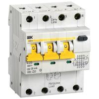 Дифавтомат 4Р 20А C 30мА 6кА АВДТ34 4мод IEK