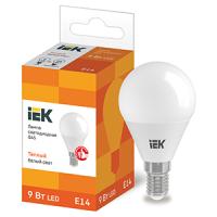 купить Лампа свд 220В E14 9Вт 3000К 810лм шар G45 матовая IEK  в Иванове Лампа свд 220В E14 9Вт 3000К 810лм шар G45 матовая IEK