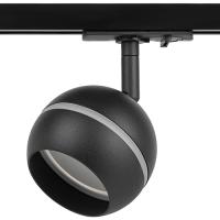 купить Светильник на трек однофазный 15Вт GX53  черный поворотный ЭРА  в Иванове Светильник на трек однофазный 15Вт GX53  черный поворотный ЭРА
