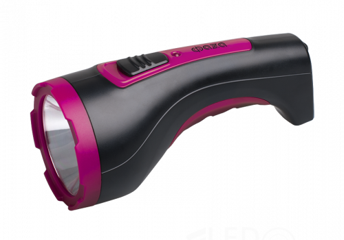 Фонарь ручной 1СВД 3Вт 125лм аккумулятор 220В IP20 ФАZA 