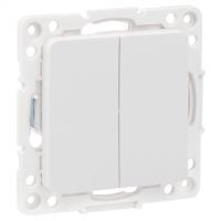 купить Стокгольм белый выключатель 2кл скрытая 10А IP20  в Иванове Стокгольм белый выключатель 2кл скрытая 10А IP20