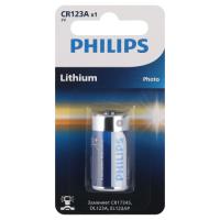 Батарейка CR123(CR123A) литиевая BL1 Philips