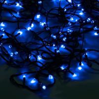 купить Гирлянда нить 5м синий 50свд с контроллером IP20 зеленый провод 8 режимов в Иванове Гирлянда нить 5м синий 50свд с контроллером IP20 зеленый провод 8 режимов